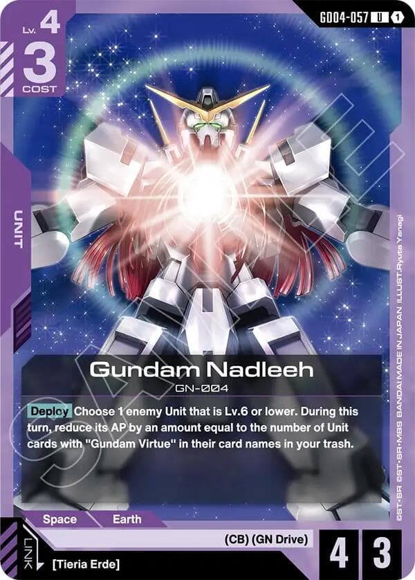 Gundam Nadleeh — Phantom Aria card