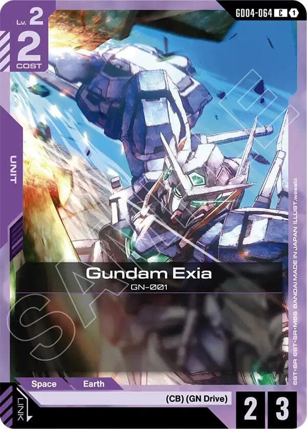 Gundam Exia (GD04-064) — Phantom Aria card