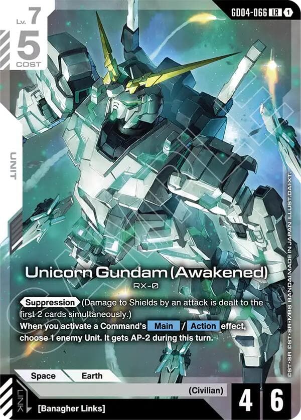 Unicorn Gundam (Awakened) — Phantom Aria card