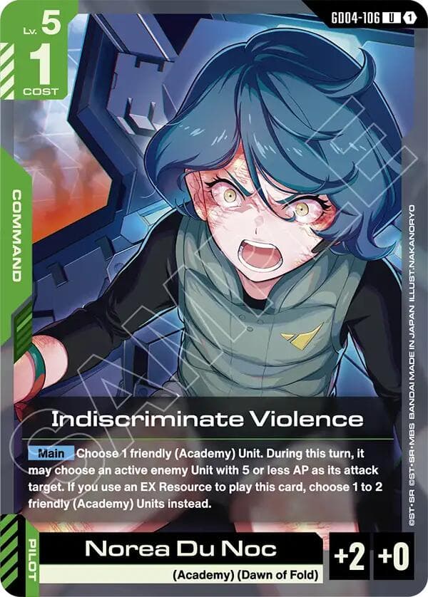 Indiscriminate Violence — Phantom Aria card
