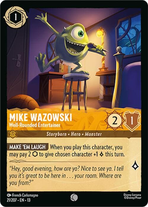 Mike Wazowski - Well-Rounded Entertainer — Attack of the Vine! card