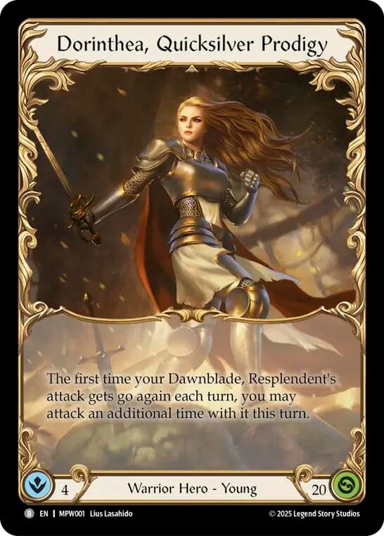 Dorinthea, Quicksilver Prodigy — Mastery Pack Warrior card