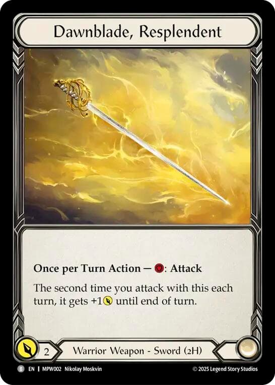 Dawnblade, Resplendent — Mastery Pack Warrior card