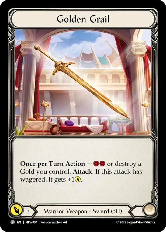 Golden Grail — Mastery Pack Warrior card