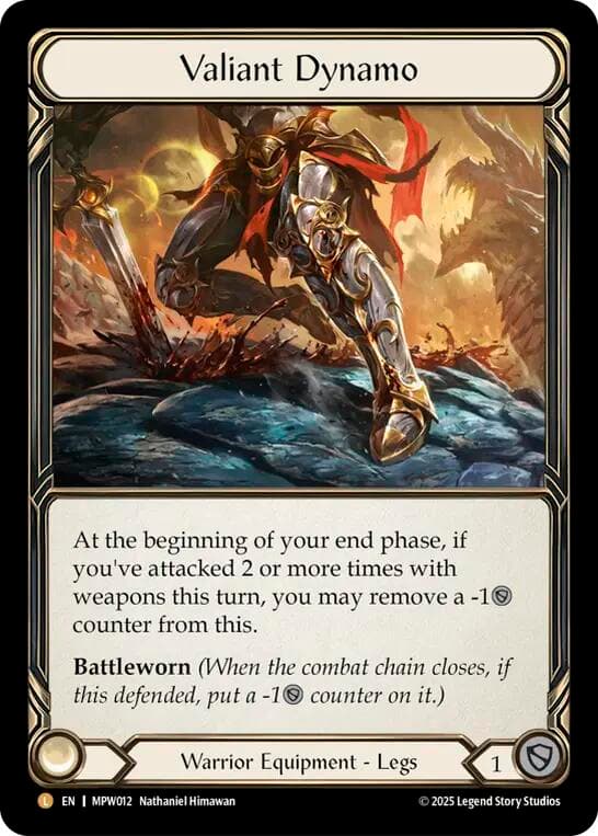 Valiant Dynamo — Mastery Pack Warrior card
