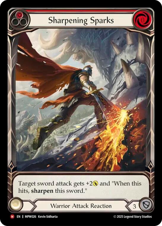 Sharpening Sparks — Mastery Pack Warrior card