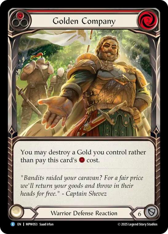Golden Company (Red) — Mastery Pack Warrior card