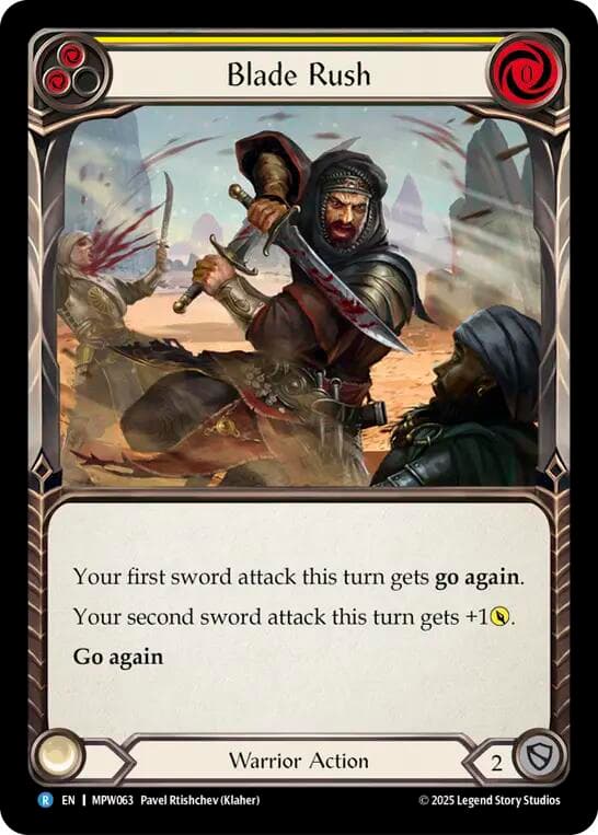 Blade Rush — Mastery Pack Warrior card