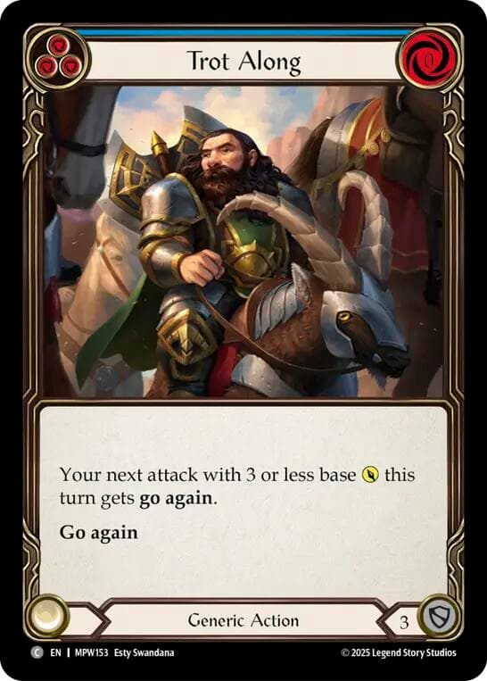 Trot Along — Mastery Pack Warrior card