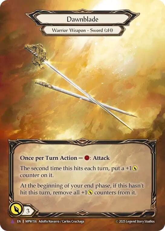 Dawnblade (Marvel) — Mastery Pack Warrior card
