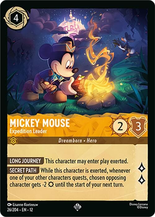 Mickey Mouse - Expedition Leader — Wilds Unknown card