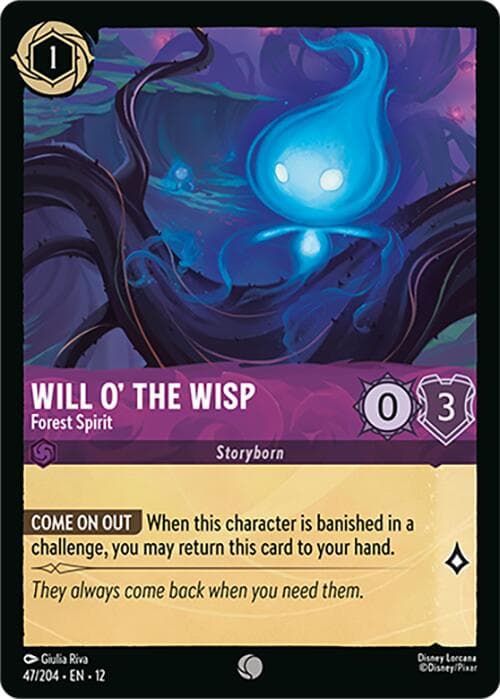 Will o' the Wisp - Forest Spirit — Wilds Unknown card