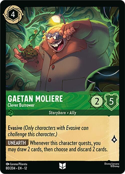 Gaetan Moliere - Clever Burrower — Wilds Unknown card