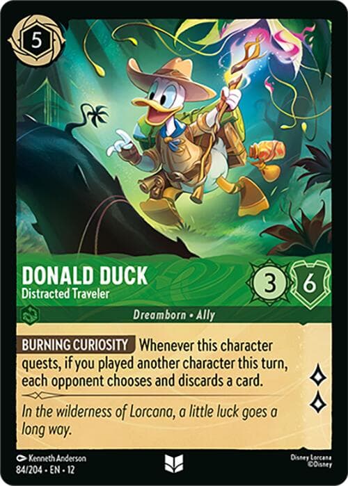 Donald Duck - Distracted Traveler — Wilds Unknown card
