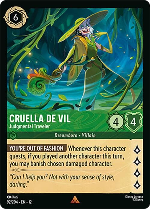 Cruella De Vil - Judgmental Traveler — Wilds Unknown card
