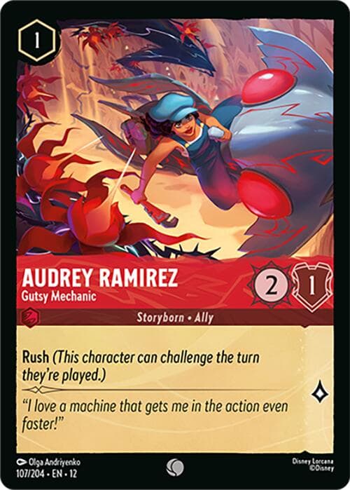 Audrey Ramirez - Gutsy Mechanic — Wilds Unknown card