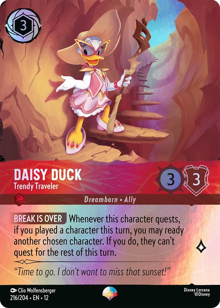 Daisy Duck - Trendy Traveler (Epic) — Wilds Unknown card