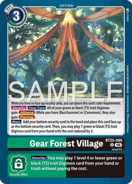 Gear Forest Village — Dual Revolution card