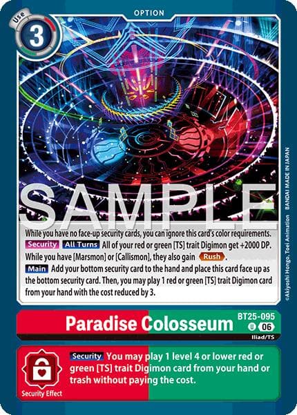 Paradise Colosseum — Dual Revolution card