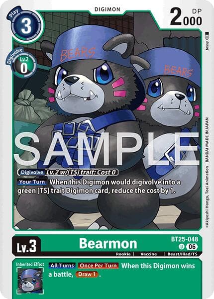 Bearmon - BT25-048 — Dual Revolution card