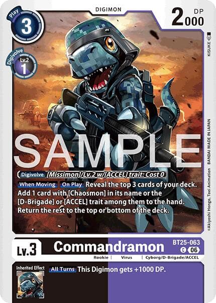 Commandramon — Dual Revolution card