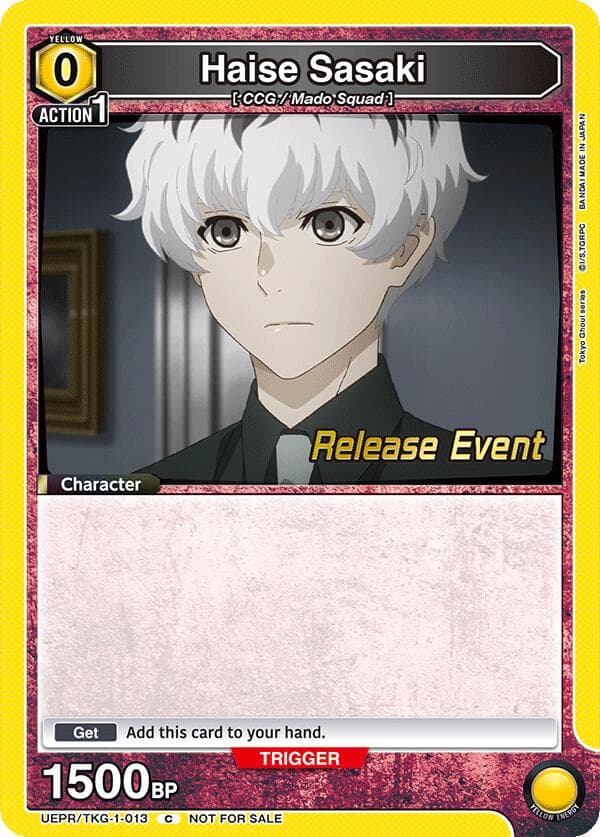 Haise Sasaki (013) — UE18BT: Tokyo Ghoul Release Event Cards card