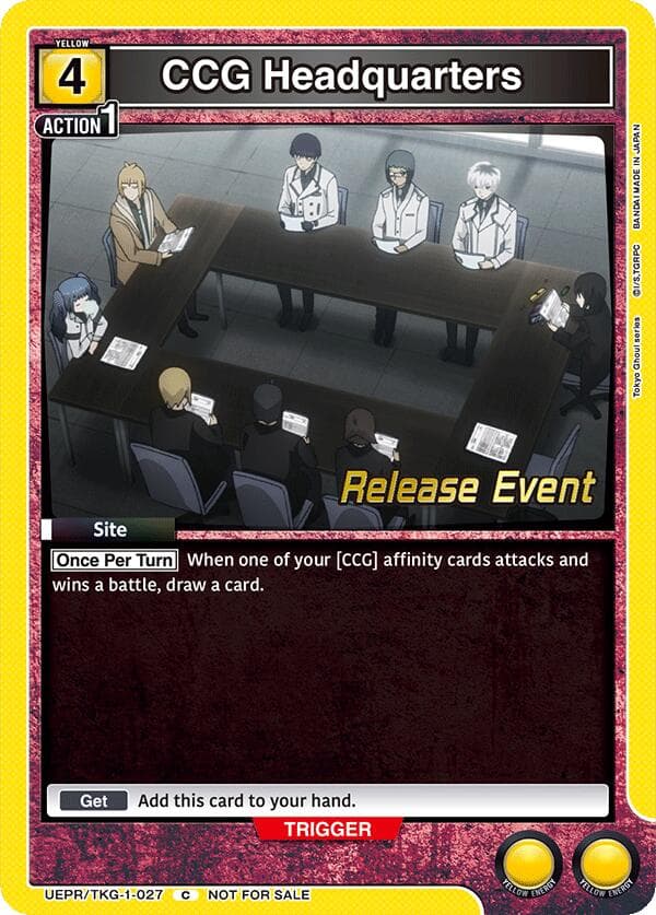 CCG Headquarters — UE18BT: Tokyo Ghoul Release Event Cards card