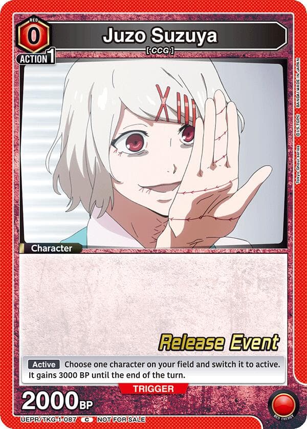 Juzo Suzuya (087) — UE18BT: Tokyo Ghoul Release Event Cards card