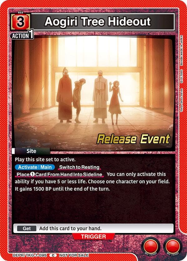 Aogiri Tree Hideout — UE18BT: Tokyo Ghoul Release Event Cards card