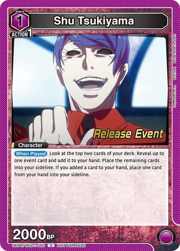 Shu Tsukiyama (050) — UE18BT: Tokyo Ghoul Release Event Cards card