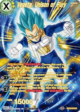 Vegeta, Unison of Fury (Premium Alt-Art Set 2026 Vol.1) — Tournament Promotion Cards card
