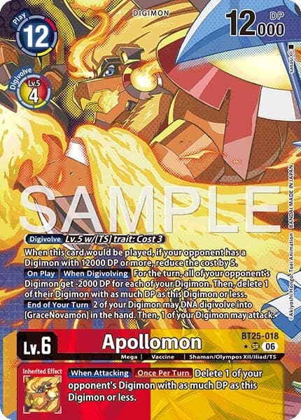 Apollomon (Alternate Art) — Dual Revolution card