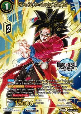 SS4 Son Goku, Cross-Dimensional Fighting Spirit (2026 Championship Regionals Top 16) — Tournament Promotion Cards card