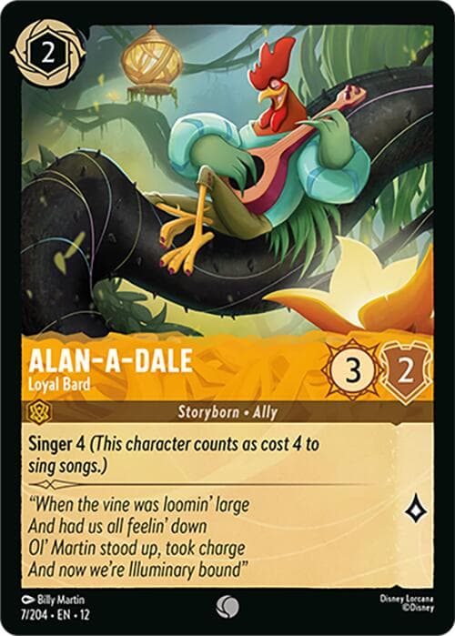 Alan-a-Dale - Loyal Bard — Wilds Unknown card