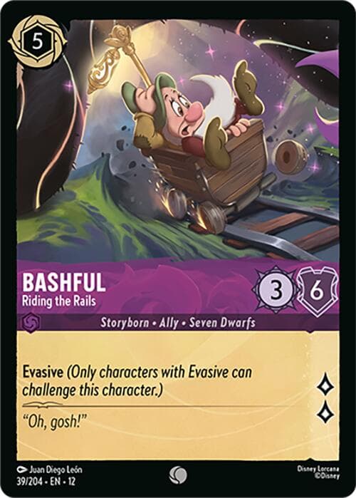 Bashful - Riding the Rails — Wilds Unknown card