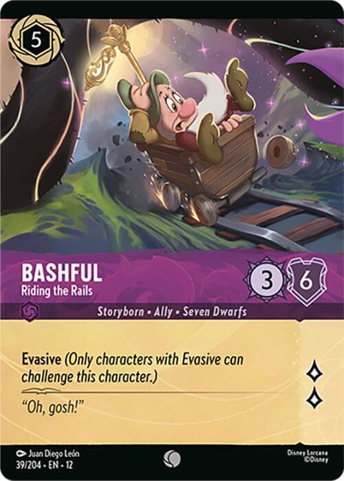 Bashful - Riding the Rails (Foil) — Wilds Unknown card