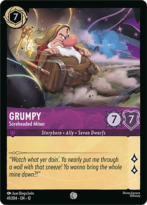 Grumpy - Soreheaded Miner — Wilds Unknown card