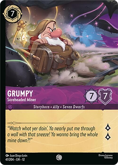 Grumpy - Soreheaded Miner (Foil) — Wilds Unknown card