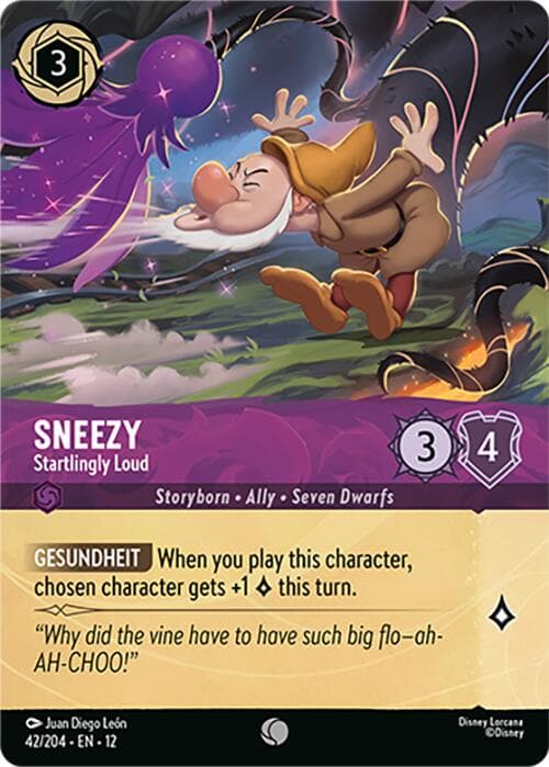 Sneezy - Startlingly Loud (Foil) — Wilds Unknown card