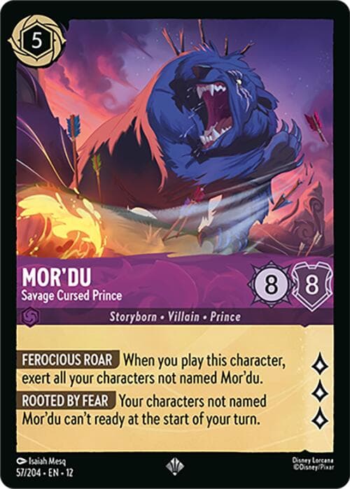 Mor'du - Savage Cursed Prince — Wilds Unknown card