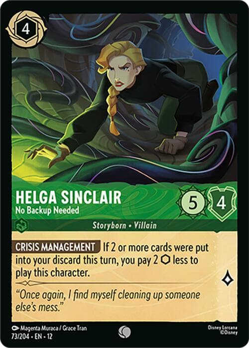 Helga Sinclair - No Backup Needed — Wilds Unknown card