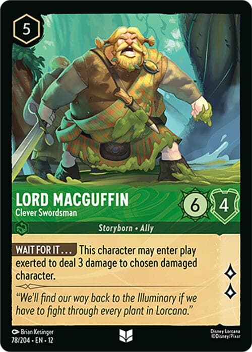 Lord MacGuffin - Clever Swordsman — Wilds Unknown card