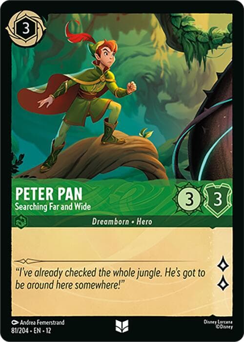 Peter Pan - Searching Far and Wide — Wilds Unknown card