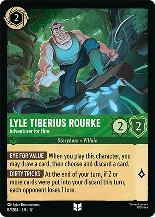 Lyle Tiberius Rourke - Adventurer for Hire — Wilds Unknown card