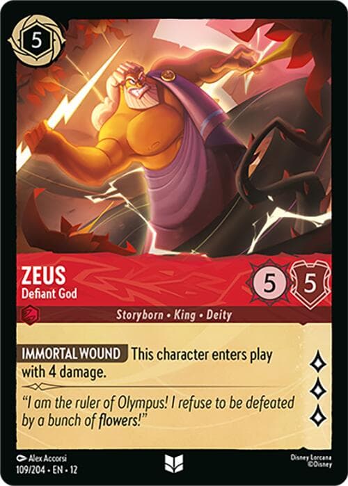 Zeus - Defiant God — Wilds Unknown card