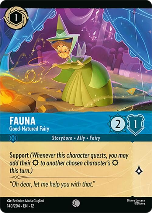 Fauna - Good-Natured Fairy (Foil) — Wilds Unknown card