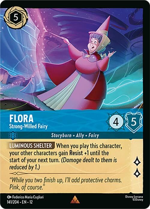 Flora - Strong-Willed Fairy (Foil) — Wilds Unknown card