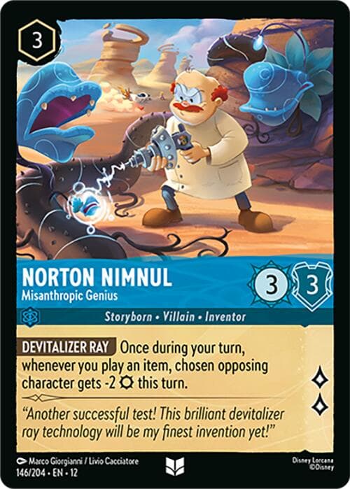 Norton Nimnul - Misanthropic Genius — Wilds Unknown card