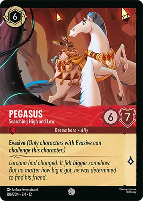 Pegasus - Searching High and Low (Foil) — Wilds Unknown card