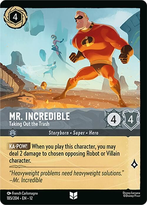 Mr. Incredible - Taking Out the Trash (Foil) — Wilds Unknown card